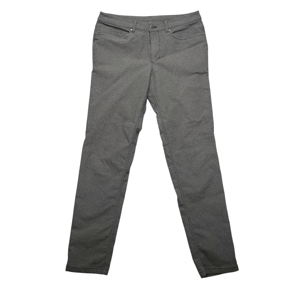 Lululemon ABC Tech Canvas‎ Pants Mens 32x32 Gray Stretch Slim Casual 5 Pocket